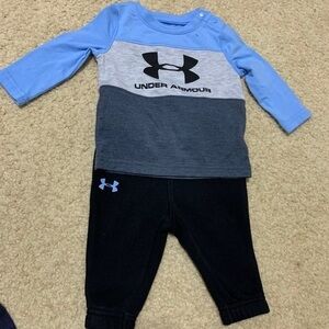Under armor baby boy 2 piece set 0/3 months